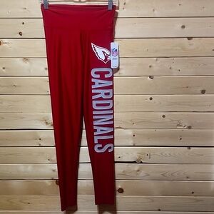 NFL Arizona Cardinals Red Leggings with White Logo
